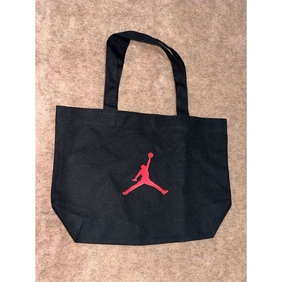 Black and Red tote bag Nike air Jordan mini tote bag.  Statement TOTE - Picture 1 of 4
